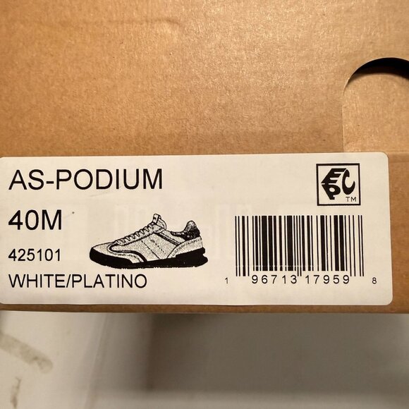 Ash Women's Podium Platform Sneakers White Size 40 NEW - Picture 7 of 7